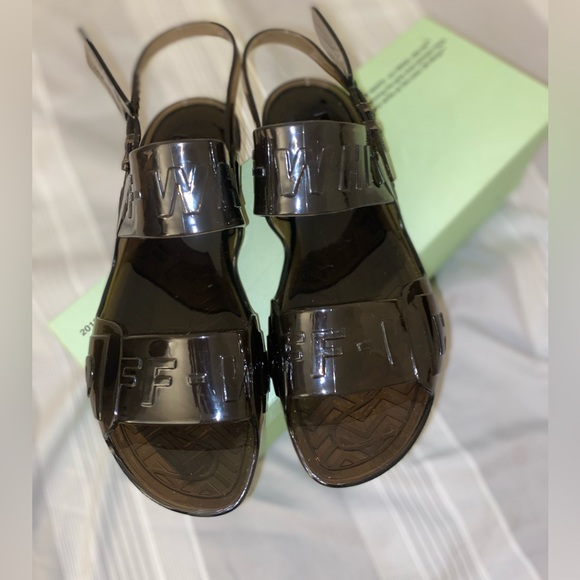 OFF-WHITE C/O VIRGIL ABLOH
Women's Black Polyvinyl Sandal - Picture 6 of 8